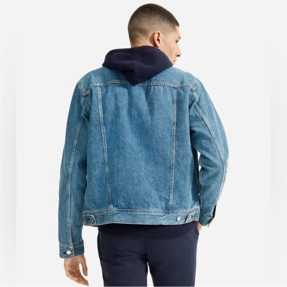 Everlane Light Blue Denim Jacket - Picture 2 of 4